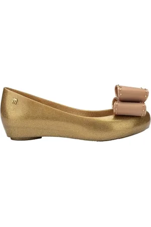 Melissa Bailarinas Ultragirl Classic Bow - Pearly Beige para mujer