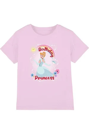 Cinderella Tops y Camisetas Birthday Princess para niño