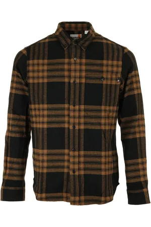 Timberland Camisa manga larga Midweight Flannel Chec para hombre