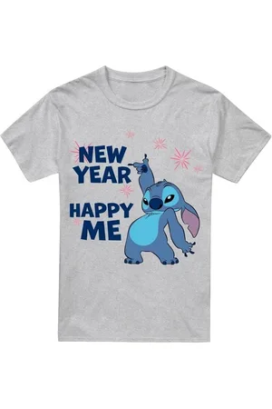 Lilo &amp; Stitch Camiseta manga larga New Year, Happy Me para hombre