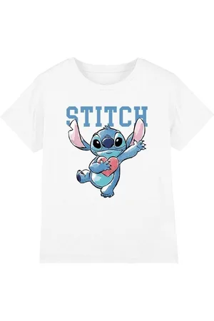 Lilo &amp; Stitch Tops y Camisetas Clutching Hearts para niño