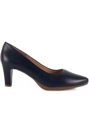 Chamby Zapatos de tacón Zapatos Salones de piel azules by para mujer