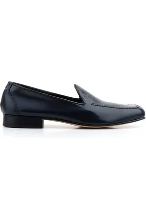 Nikkoe Shoes Mocasines Mocasines de hombre de piel azules by para hombre