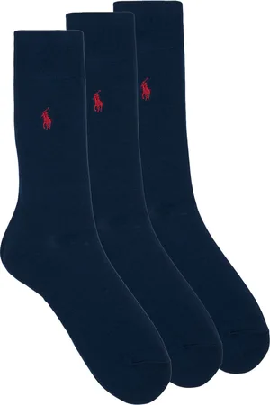 Ralph Lauren Calcetines altos MERCERIZED SOCKS 3 PACK para hombre