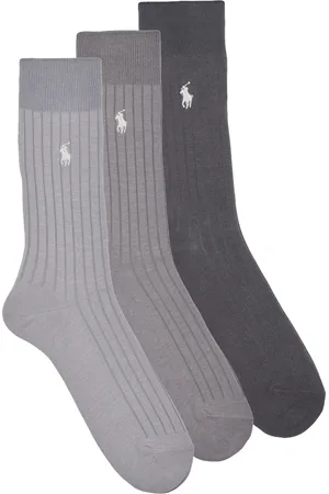 Ralph Lauren Calcetines altos EGYPTIAN 3PK CREW SOCK 3 PACK para hombre