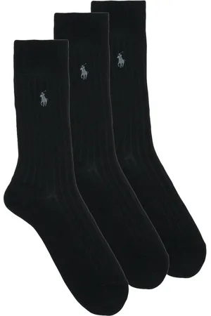 Ralph Lauren Calcetines altos EGYPT RIB CREW 3 PACK para hombre