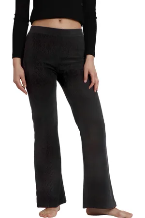 Admas Pantalones Corduroy Pantalones de pana elástica acampanados para mujer