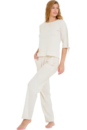 Lisca Pijama Freely Pijama pantalón top mangas tres cuartos Cheek para mujer
