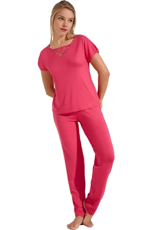 Lisca Pijama Pijama pantalón camiseta manga corta Naty para mujer