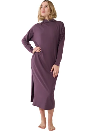 Lisca Pijama Olena Camisón de manga larga con cuello alto para mujer