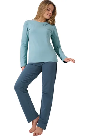 Lisca Pijama Delightful Pantalón de pijama top grande manga larga para mujer