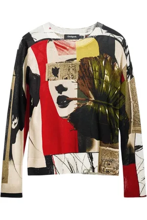 Desigual Jersey JERS_COLLAGE_LACROIX 25SWJF27 para mujer