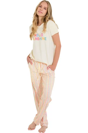Lisca Pijama SUMMER Pijama loungewear pantalón camiseta Cheek para mujer