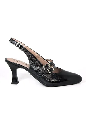 Pitillos Zapatos de trabajo ZAPATO DE SALÓN DESTALONADO EN PIEL CHAROL 10527 para mujer