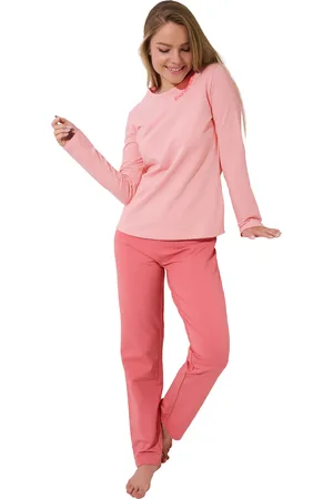 Lisca Pijama Delightful Pantalón de pijama top grande manga larga para mujer