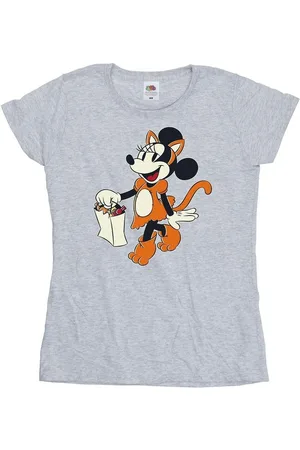 Disney Camiseta manga larga Cat Trick Or Treat para mujer