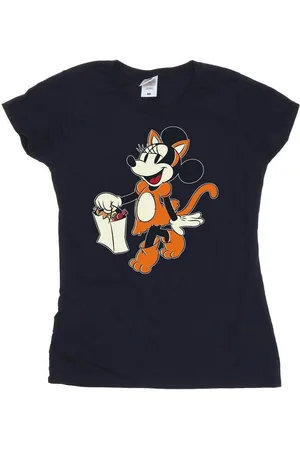 Disney Camiseta manga larga Cat Trick Or Treat para mujer