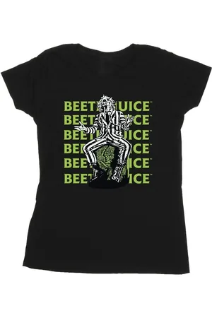 BEETLEJUICE Camiseta manga larga Pose Repeat para mujer