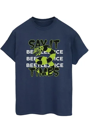 BEETLEJUICE Camiseta manga larga Say It 3 Times para mujer