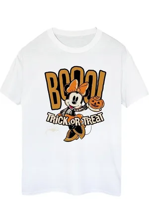 Disney Camiseta manga larga Boo Trick Or Treat para mujer