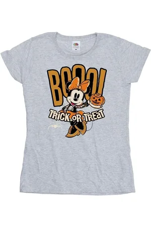 Disney Camiseta manga larga Boo Trick Or Treat para mujer