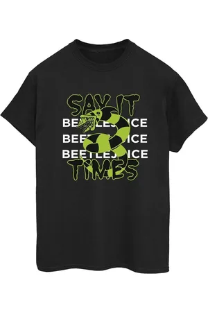 BEETLEJUICE Camiseta manga larga Say It 3 Times para mujer