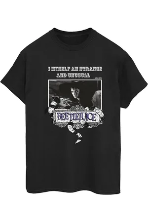 BEETLEJUICE Camiseta manga larga I Myself Am Strange And Unusual para mujer