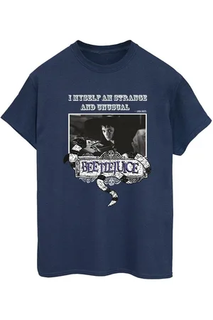 BEETLEJUICE Camiseta manga larga I Myself Am Strange And Unusual para mujer