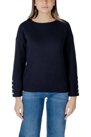 Street one Jersey shirt w.buttons at sleeves 322791 para mujer