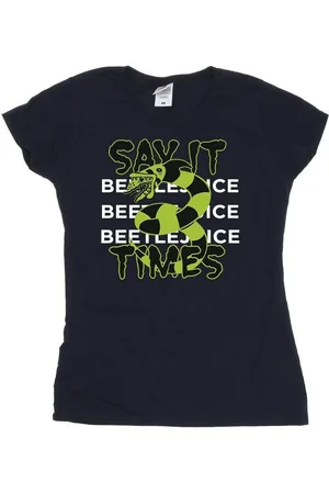 BEETLEJUICE Camiseta manga larga Say It 3 Times para mujer