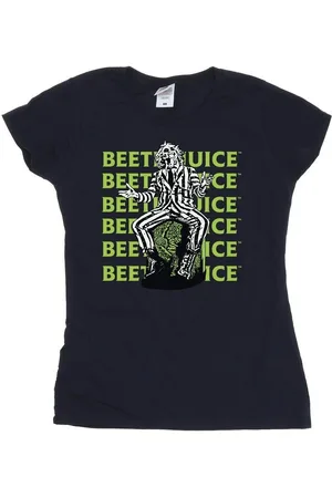 BEETLEJUICE Camiseta manga larga Pose Repeat para mujer