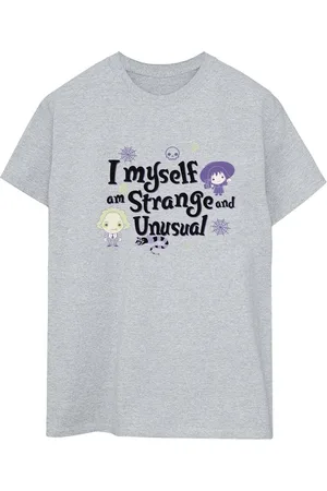 BEETLEJUICE Camiseta manga larga I Myself Am Strange And Unusual para mujer