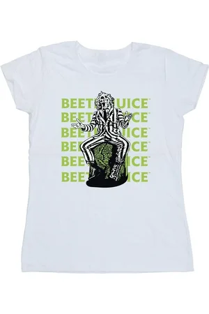 BEETLEJUICE Camiseta manga larga Pose Repeat para mujer