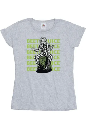 BEETLEJUICE Camiseta manga larga Pose Repeat para mujer