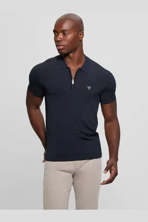 Guess Tops y Camisetas M4YR00 Z3DM0 DANE TECH POLO-G7V2 SMART BLUE para hombre