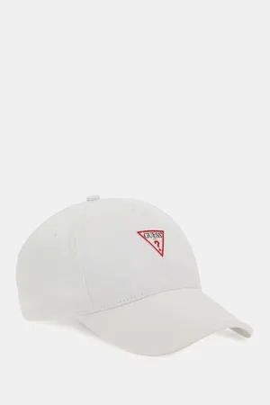 Guess Sombrero M3YZ22 WBN60 TRIANGLE BASEBALL-G011 PURE WHITE para hombre
