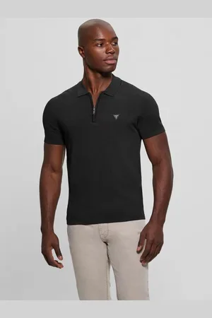 Guess Tops y Camisetas M4YR00 Z3DM0 DANE TECH POLO-JBLK para hombre