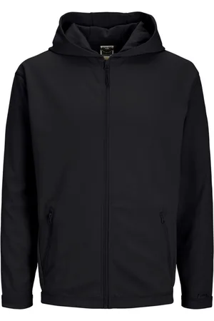 JACK & JONES Jersey 12253764 JCOCLOUD SWEAT ZIP HOOD NOOS BLACK para hombre