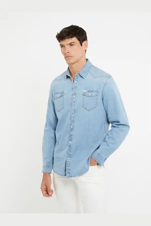 Guess Camisa manga larga M4GH02 D3PF5 TRUCKEE-M3D1 para hombre