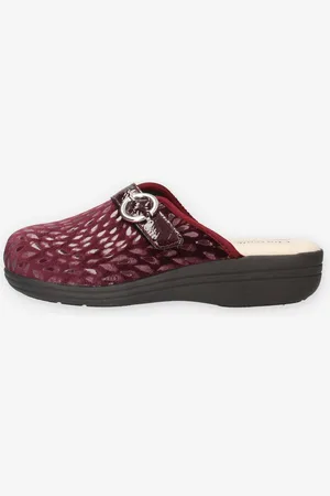 Clia Walk Sandalias ELASTICA24-BORDEAUX para mujer
