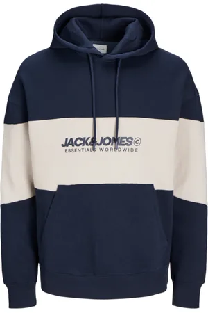 JACK & JONES Jersey 12256590 JJELEGACY BLOCKING SWEAT HOOD NOOS NAVY BLAZER para hombre