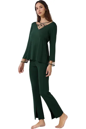 Lisca Pijama Gloriosa Pijama pantalón top manga larga para mujer