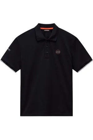 Napapijri Tops y Camisetas E Badge Polo Shirt Black para hombre