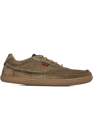CallagHan Zapatos de trabajo ZAPATO KAKI DE PIEL CON CORDONES BAREFOOT ZERO 61903 para hombre