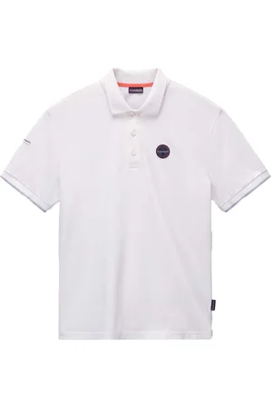Napapijri Tops y Camisetas E Badge Polo Shirt White Heron para hombre