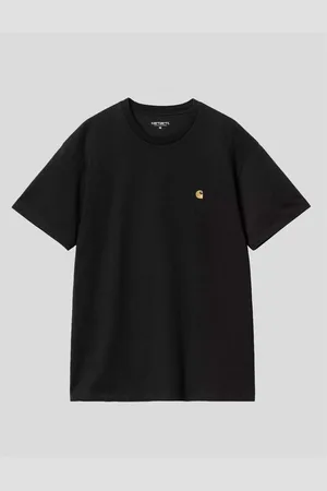 Carhartt Camiseta CAMISETA CHASE TEE BLACK para hombre