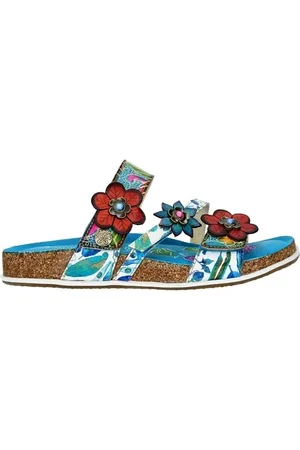 LAURA VITA Sandalias BRCYANO 16 para mujer