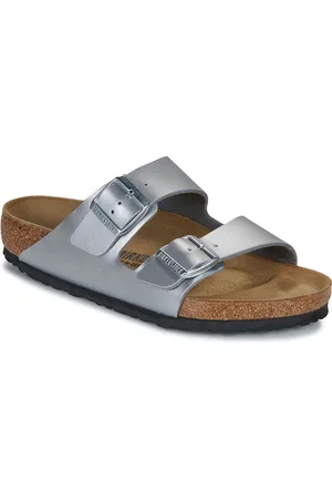 Birkenstock Sandalias Arizona BF Silver para mujer