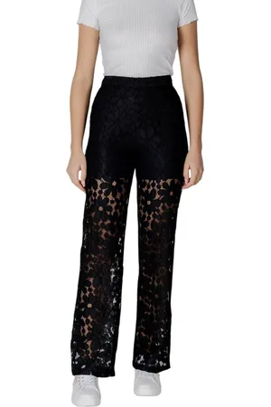 Desigual Pantalón fluido PANT_LACELONG 25SWPW35 para mujer