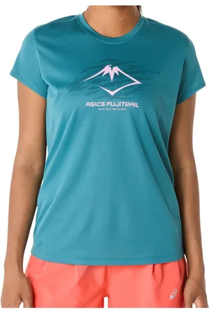 Asics Camisa FUJITRAIL LOGO SS TOP para mujer